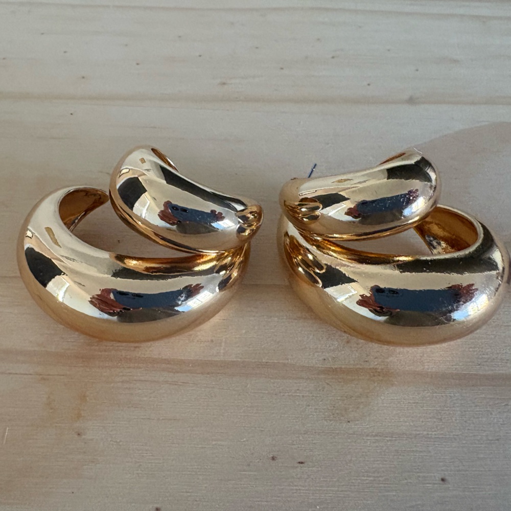Gold Statement Zara Earrings